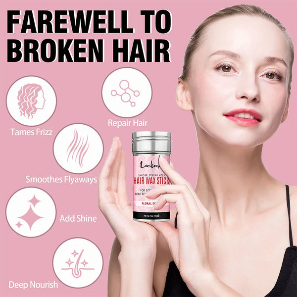 Professional Styling Wax for Women Anti-frizz Pomade Smoothing Broken Back Hair