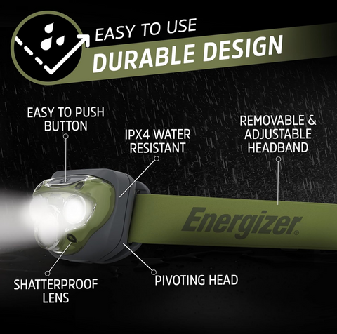 Energizer Camping & Hiking Headlamp