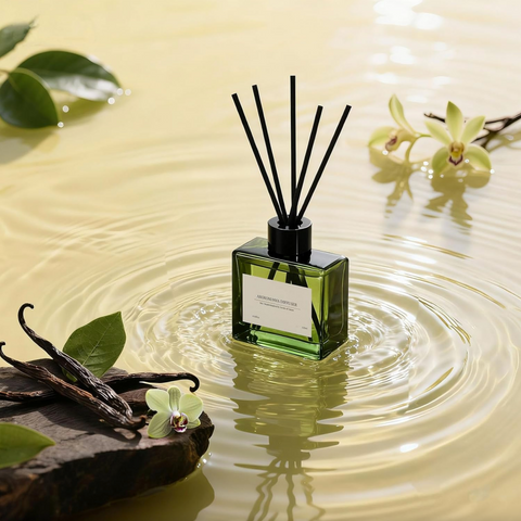 Reed Diffuser, 120 ml Vanilla Cream Scented Diffuser