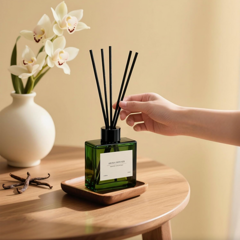 Reed Diffuser, 120 ml Vanilla Cream Scented Diffuser