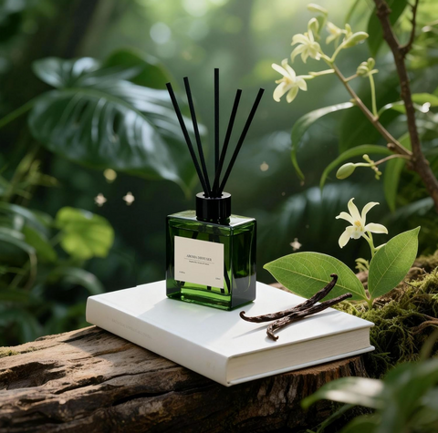 Reed Diffuser, 120 ml Vanilla Cream Scented Diffuser