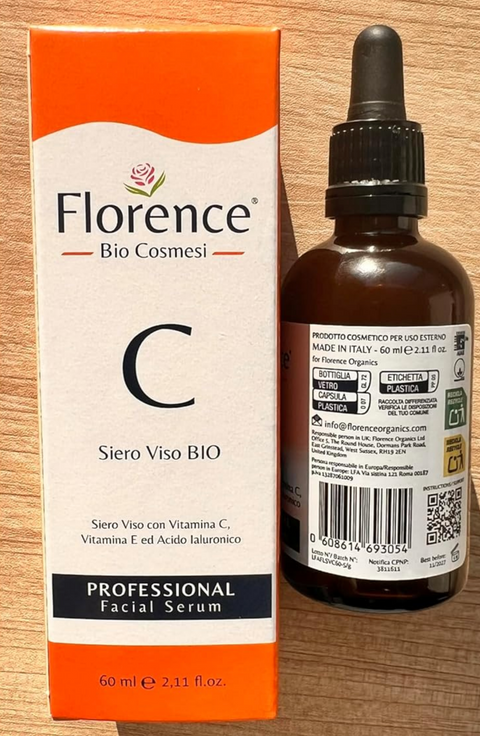 Organic Vitamin C Serum With Hyaluronic Acid