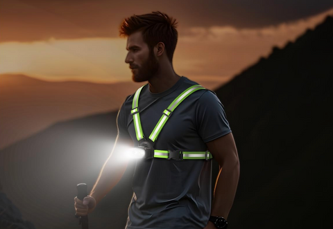 Running Lights for Runners, 500LM Chest Running Light